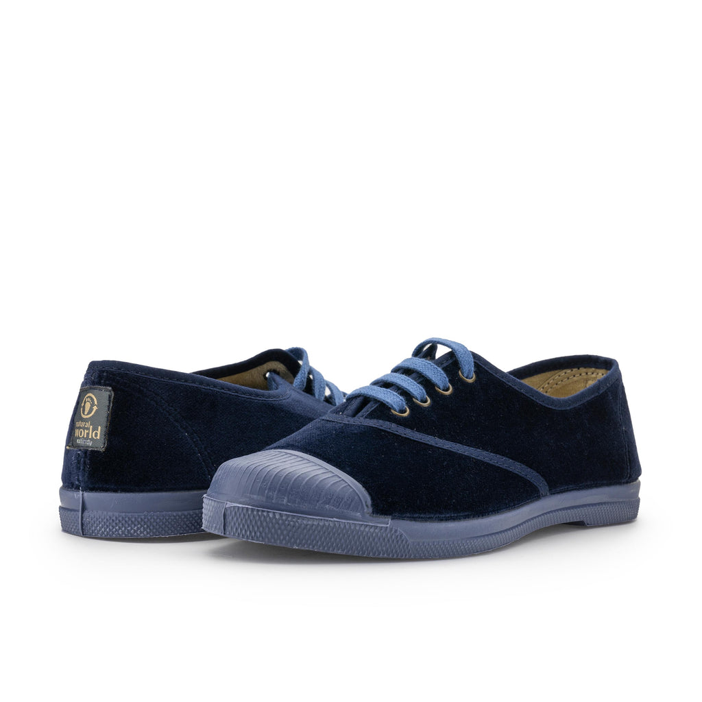 Zapatilla azul con cordón TER130 Natural World - TER130-7-2.jpg