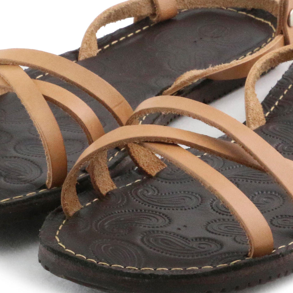 Sandalia plana cuero claro con hebilla TIRASJERO Jeromín - TIRASJERO-54-6.jpg