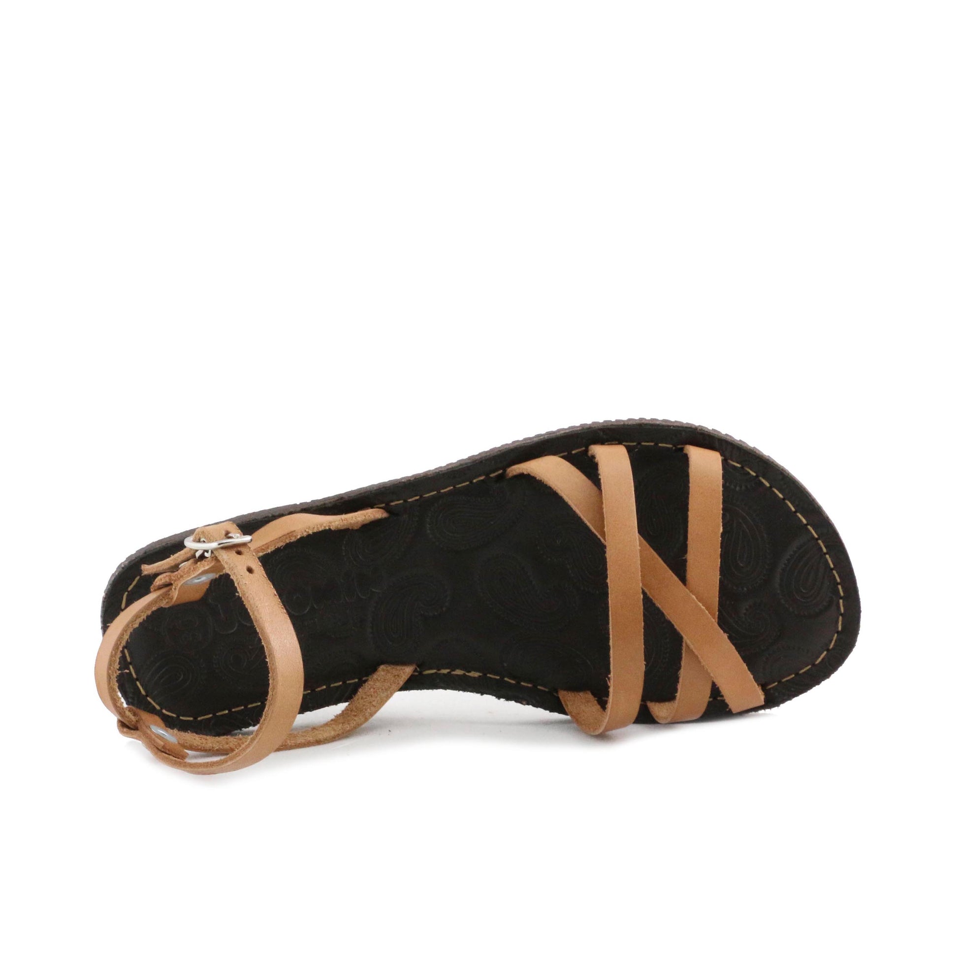 Sandalia plana cuero claro con hebilla TIRASJERO Jeromín - TIRASJERO-54-5.jpg