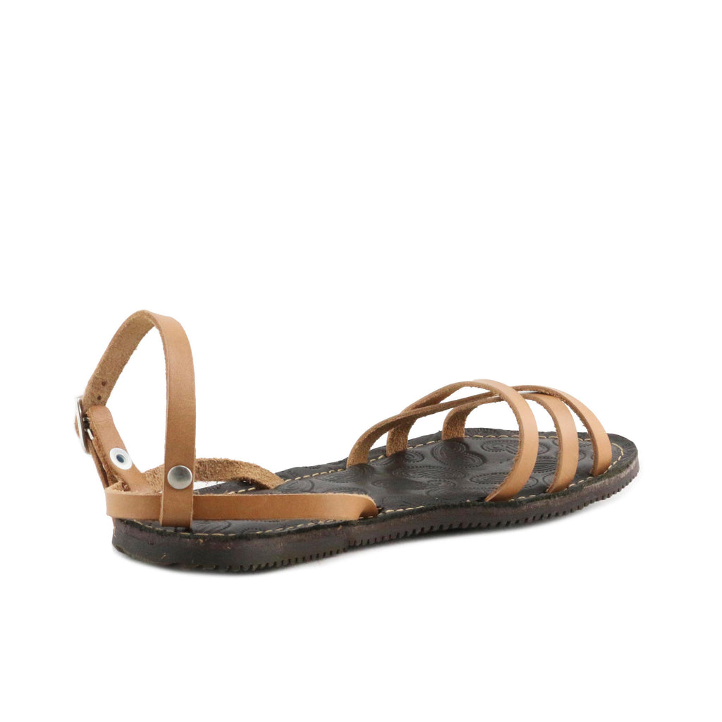 Sandalia plana cuero claro con hebilla TIRASJERO Jeromín - TIRASJERO-54-3.jpg