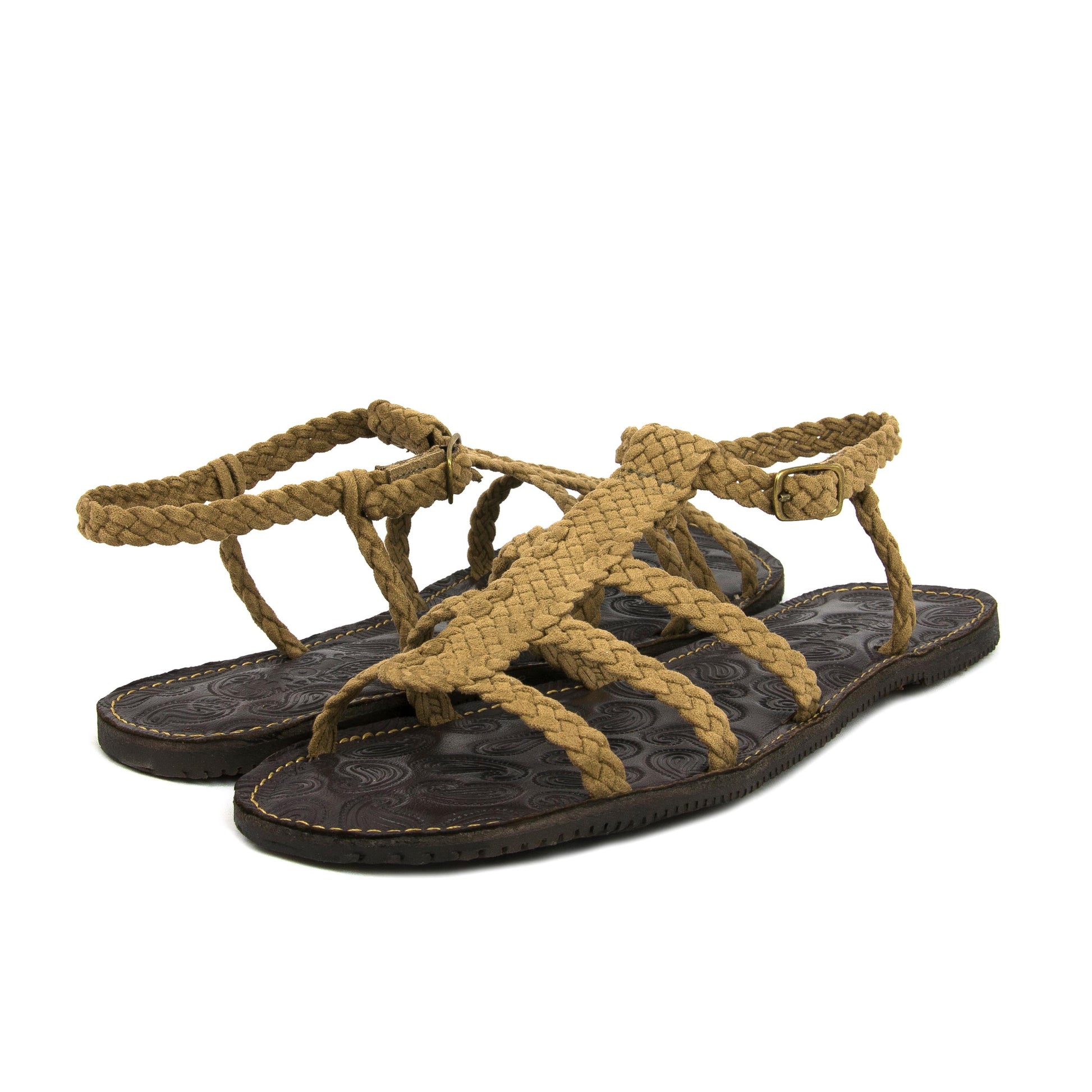 Sandalia plana taupe con hebilla TIRASTREN de Jeromín - TIRASTREN-115-2.jpg