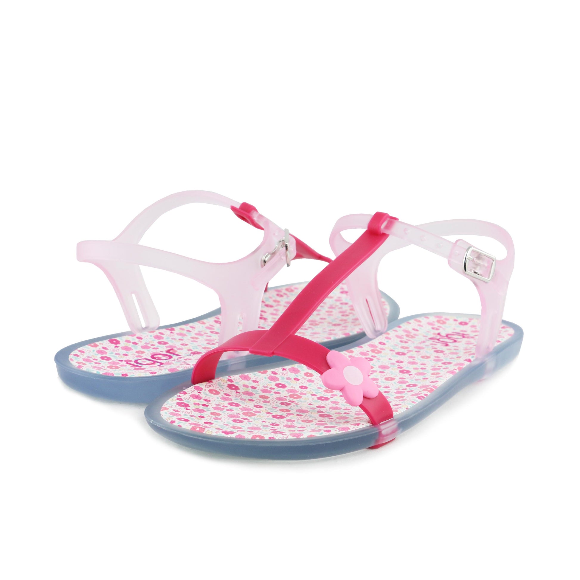 Sandalia fucsia con hebilla TRICIAFLORES de Igor - TRICIAFLORES-65-2.jpg