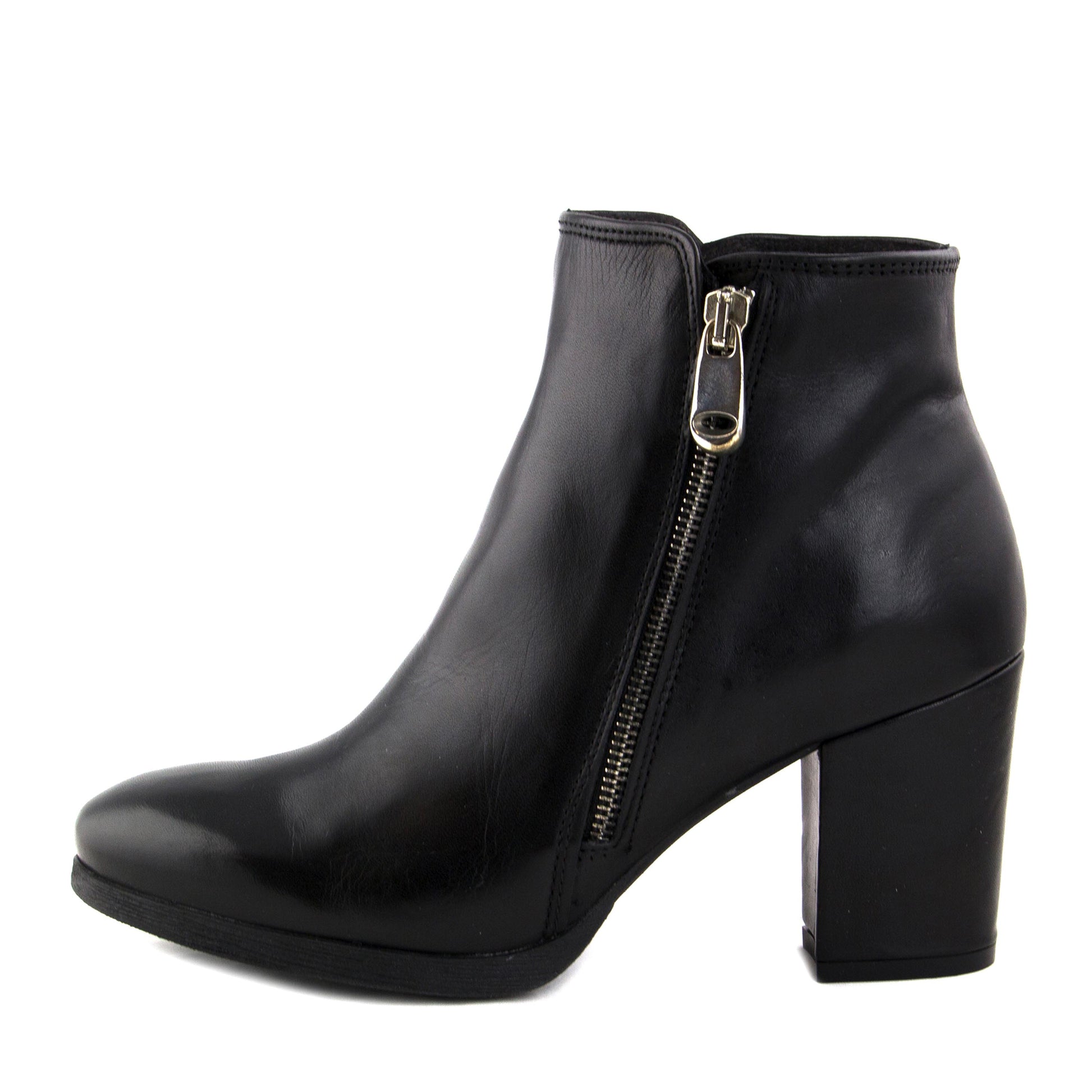 Botín negro con cremallera TRONCHETTO de Café Noir - TRONCHETTO-20-1.jpg