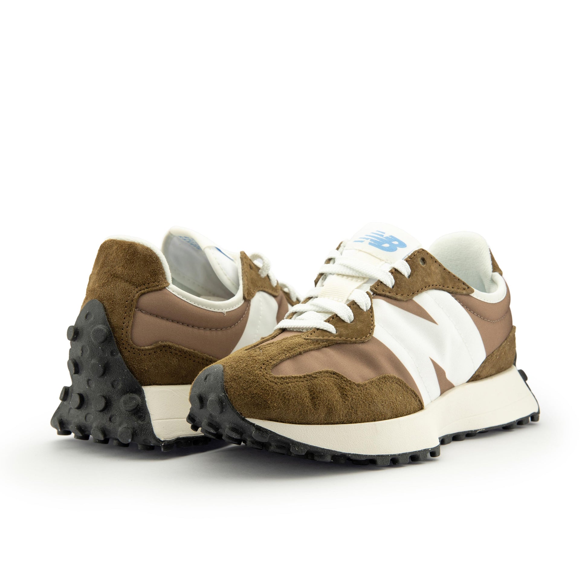 Deportiva marrón claro con cordón U327LG de New Balance - U327LG-63-2.jpg