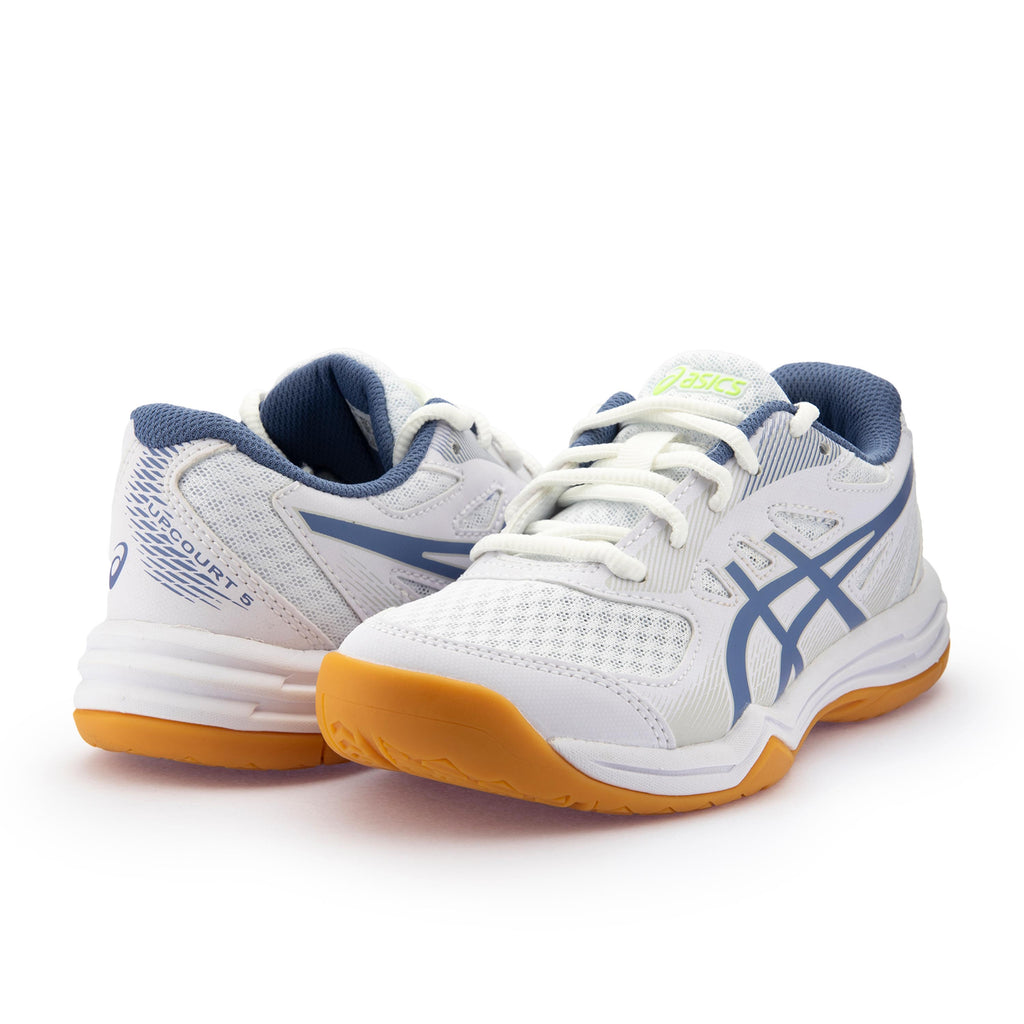 Deportiva blanco/celeste con cordón UPCOURT5GS de Asics - UPCOURT5GS-533-2.jpg