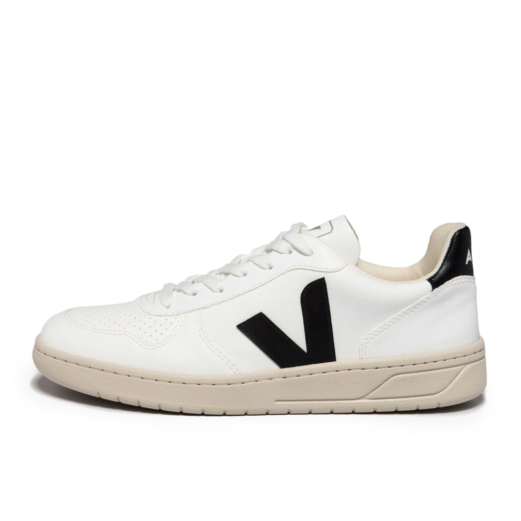 Deportiva blanco/negro con cordón V10 de Veja - V10-385CWL-1.jpg