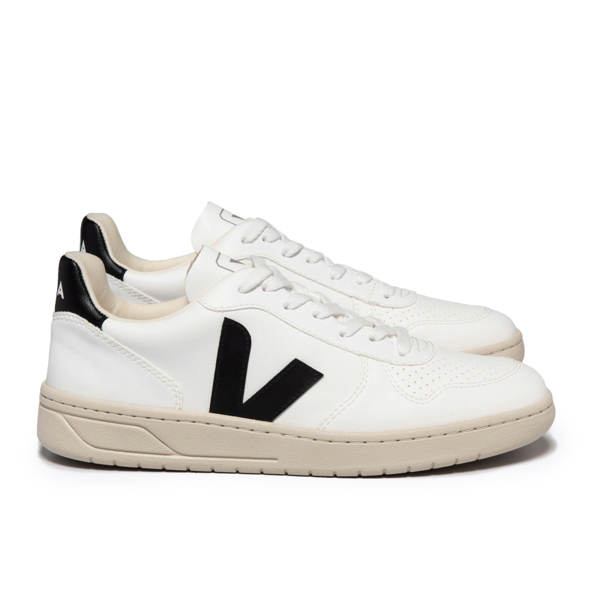Deportiva blanco/negro con cordón V10 de Veja - V10-385CWL-5.jpg