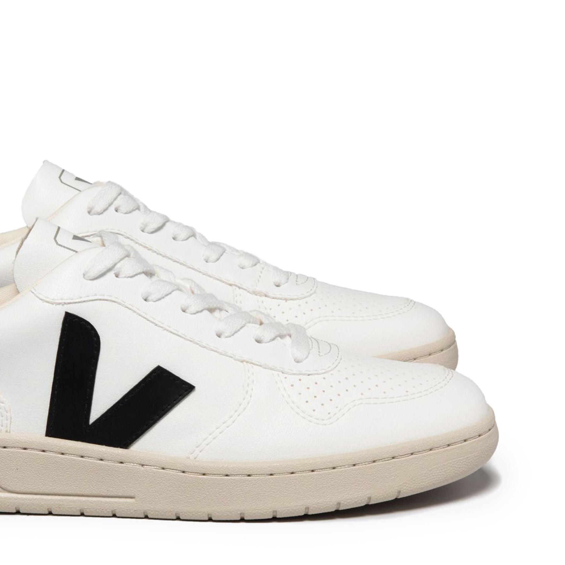 Deportiva blanco/negro con cordón V10 de Veja - V10-385CWL-6.jpg