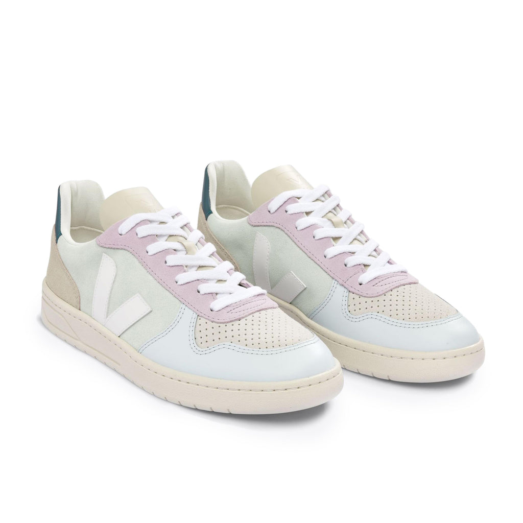 Deportiva jade multicolor con cordón V10 de Veja - V10-495-3.jpg