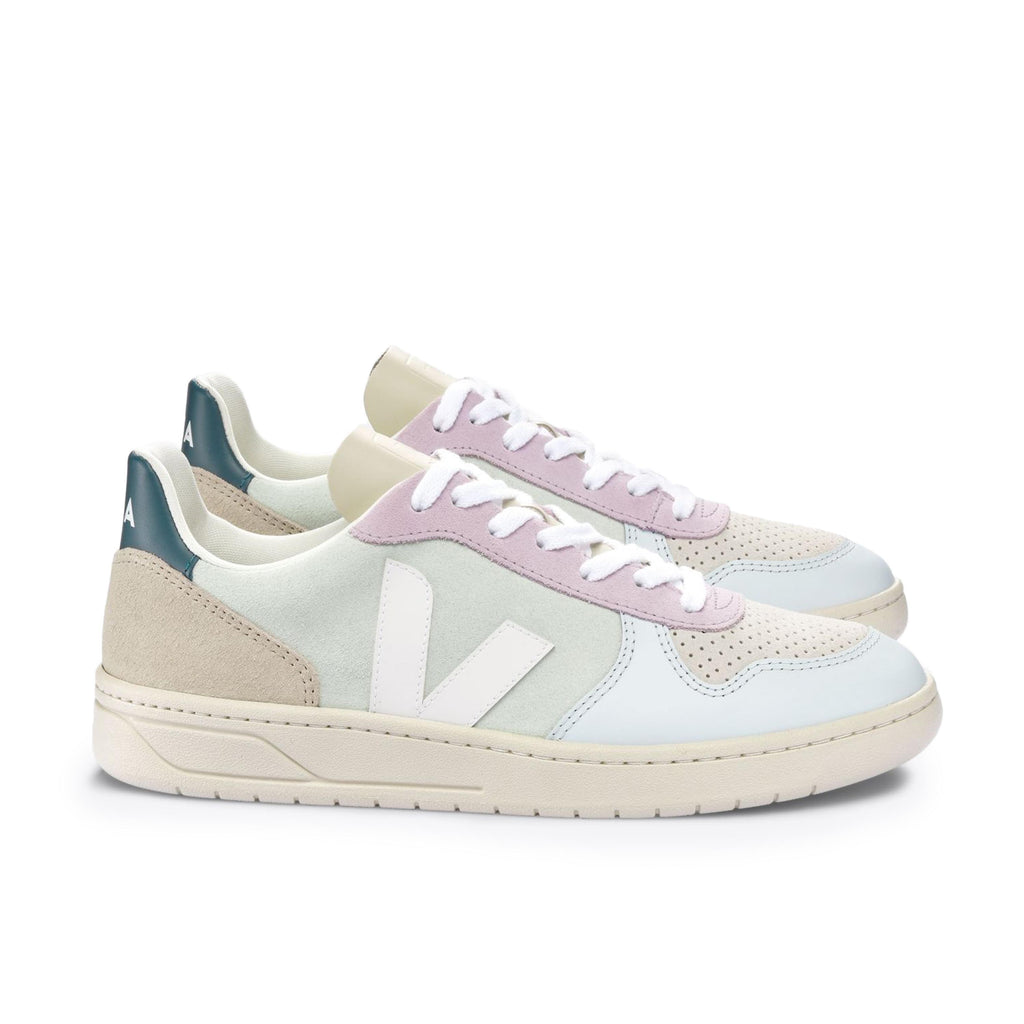 Deportiva jade multicolor con cordón V10 de Veja - V10-495-5.jpg