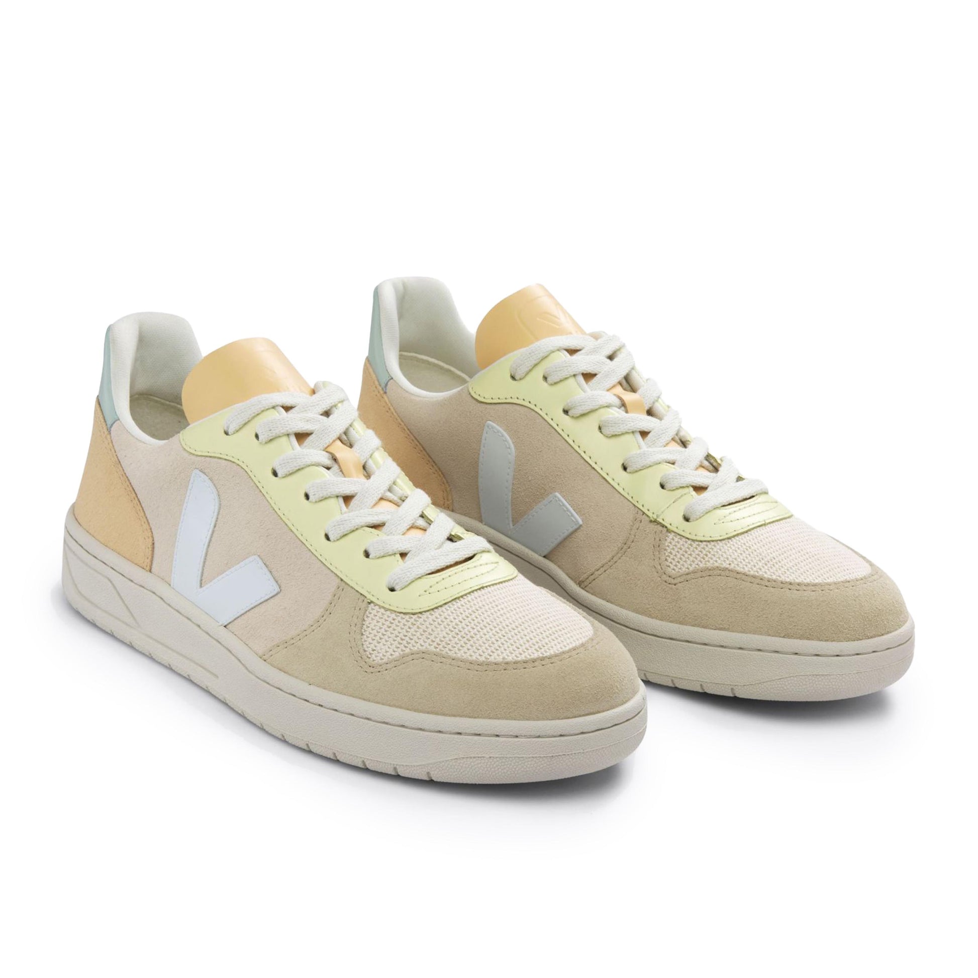 Deportiva sable menthol con cordón V10 de Veja - V10-496-3.jpg