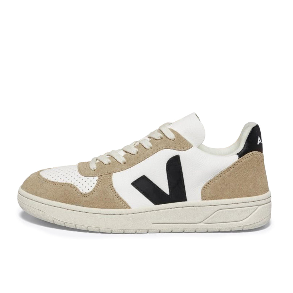 Deportiva blanco/negro/beige con cordón V10 de Veja - V10-511-1.jpg