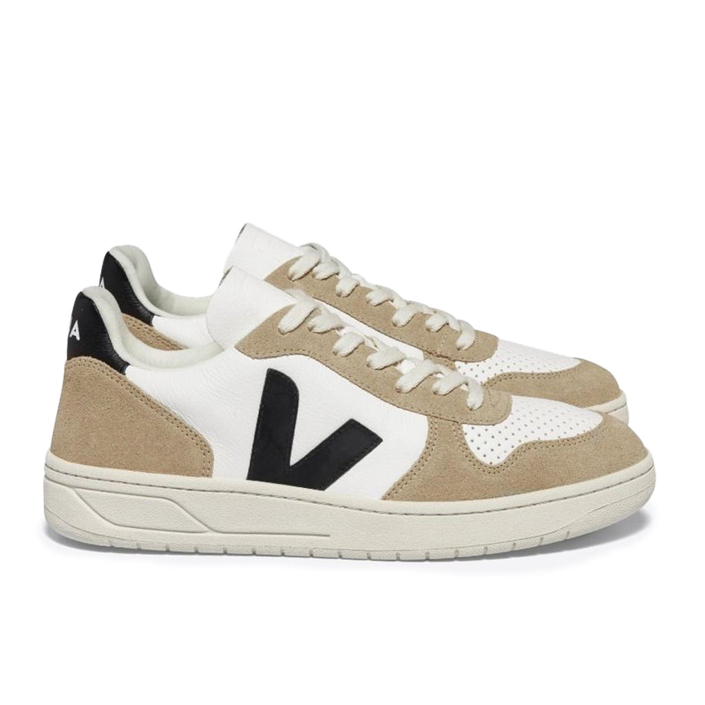 Deportiva blanco/negro/beige con cordón V10 de Veja - V10-511-5.jpg