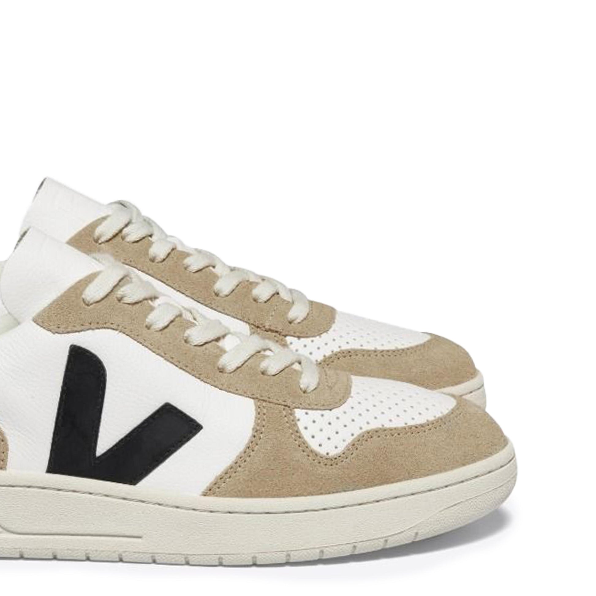 Deportiva blanco/negro/beige con cordón V10 de Veja - V10-511-6.jpg