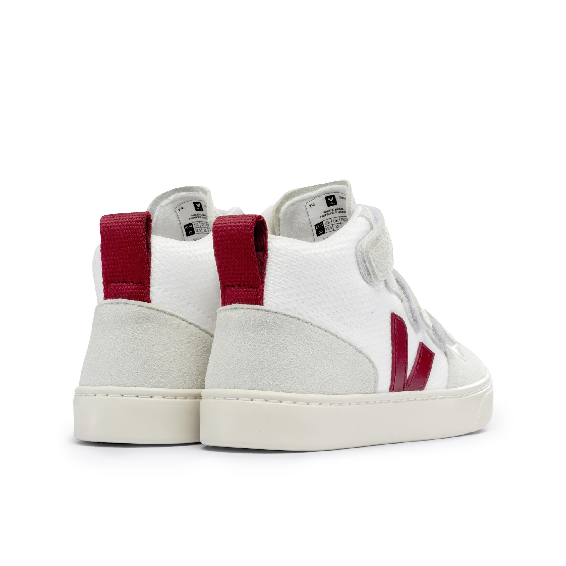 Bota blanco/burdeos con velcro V10MIDVEL de Veja - V10MIDVEL-384-2.jpg