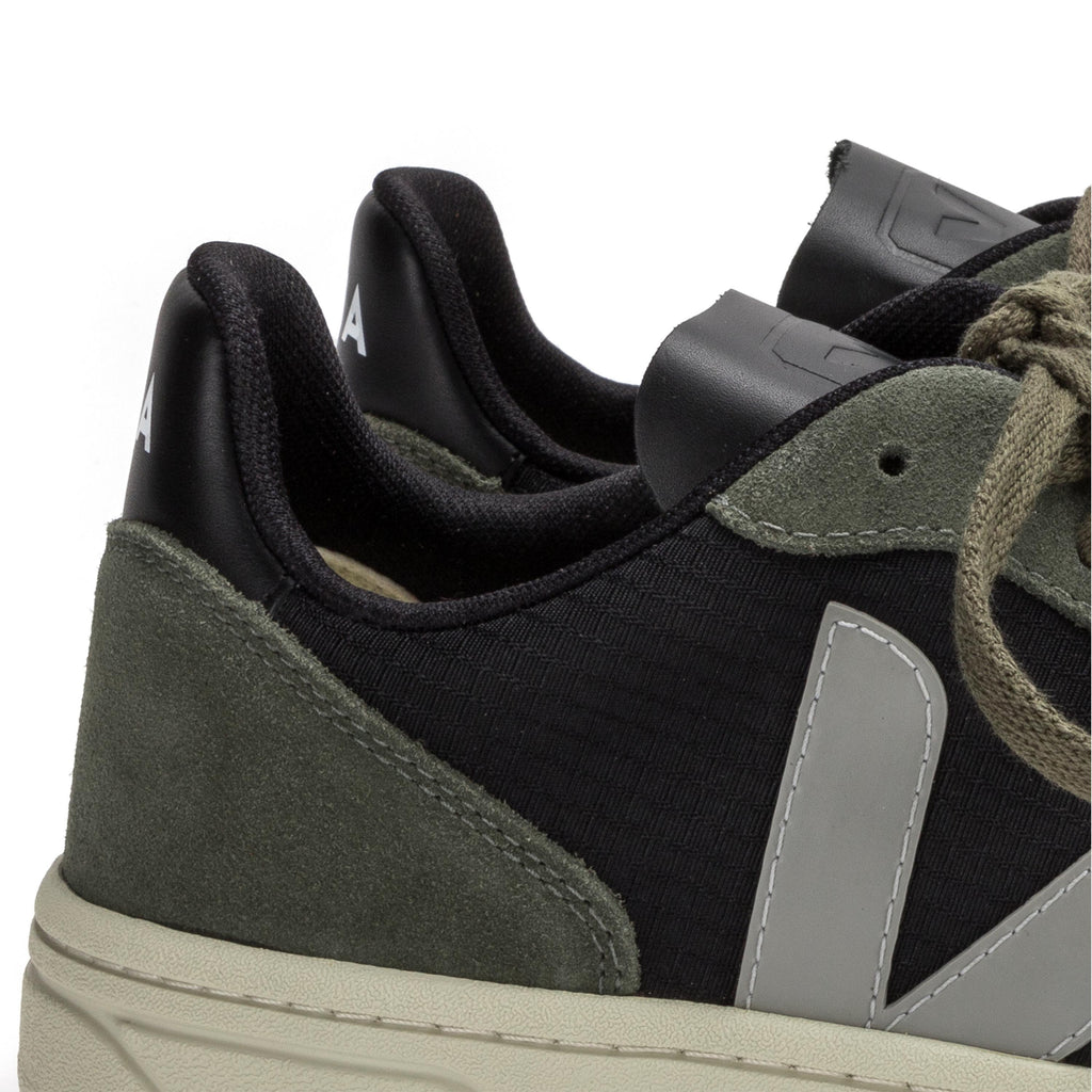 Deportiva negro/verde con cordón V10RIPSTOP de Veja - V10RIPSTOP-304-5.jpg