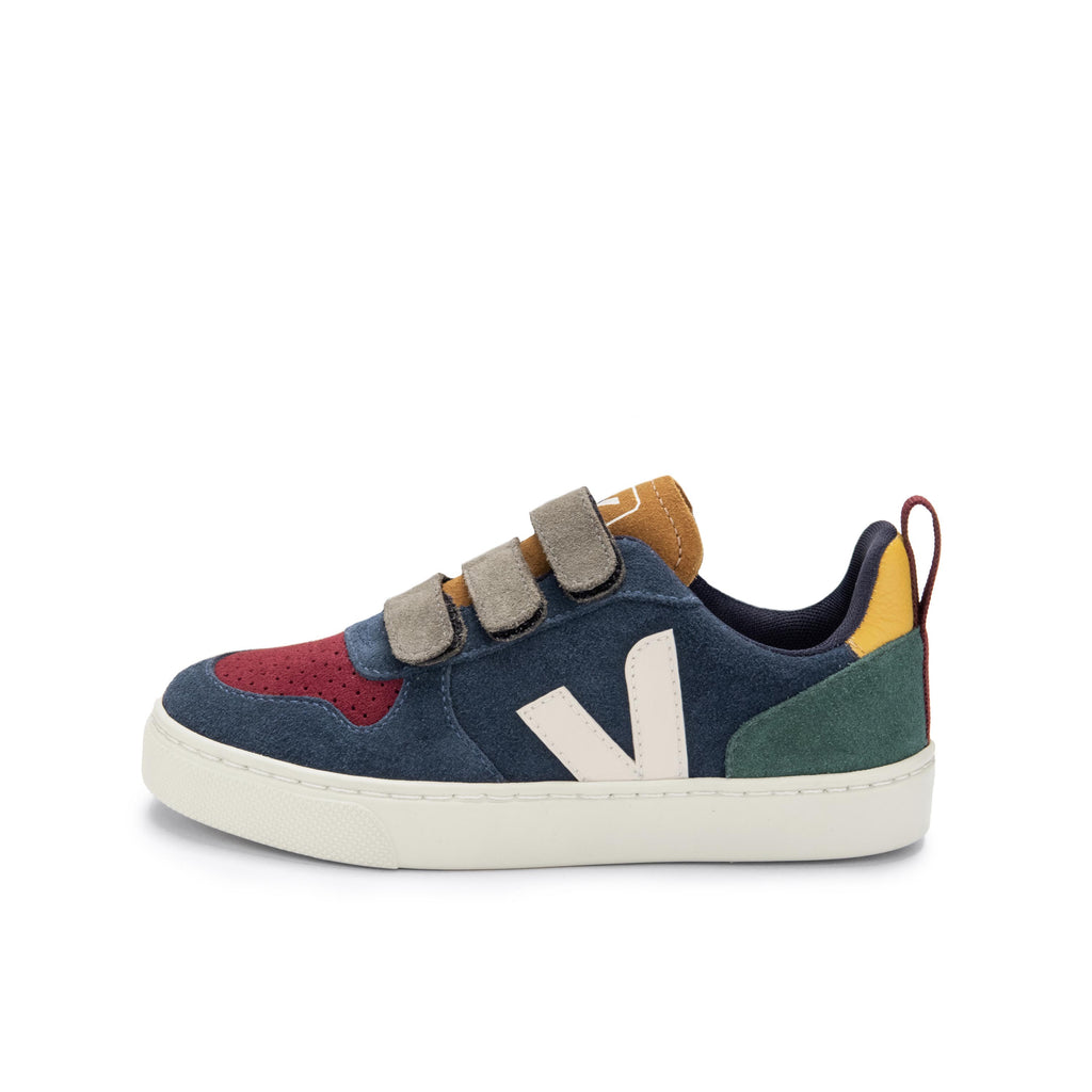 Deportiva serraje azul con velcro V10VEL de Veja - V10VEL-27-1.jpg