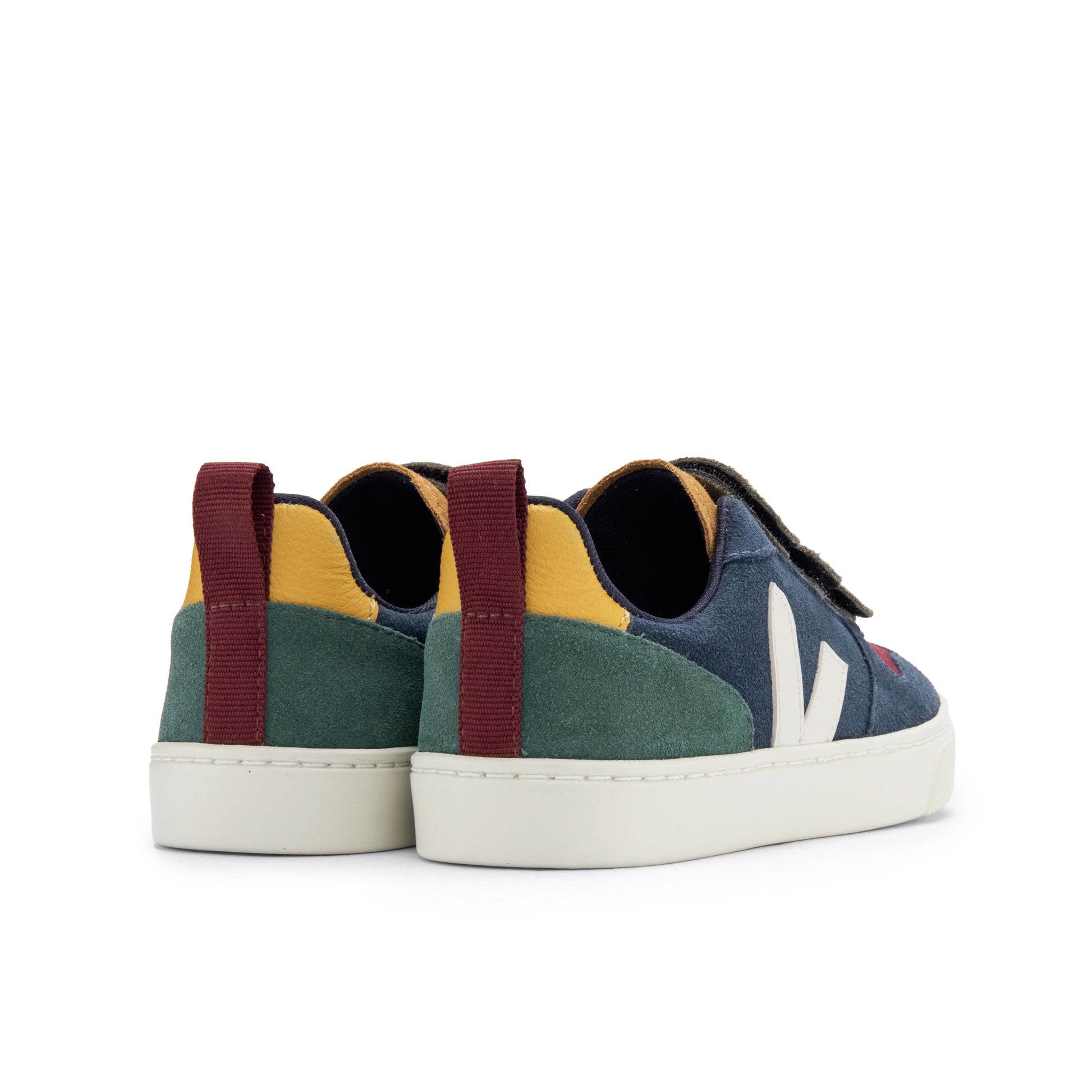 Deportiva serraje azul con velcro V10VEL de Veja - V10VEL-27-2.jpg