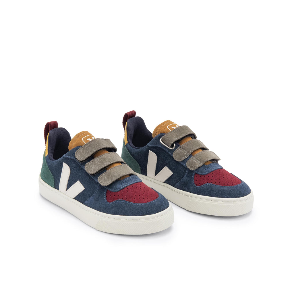 Deportiva serraje azul con velcro V10VEL de Veja - V10VEL-27-3.jpg