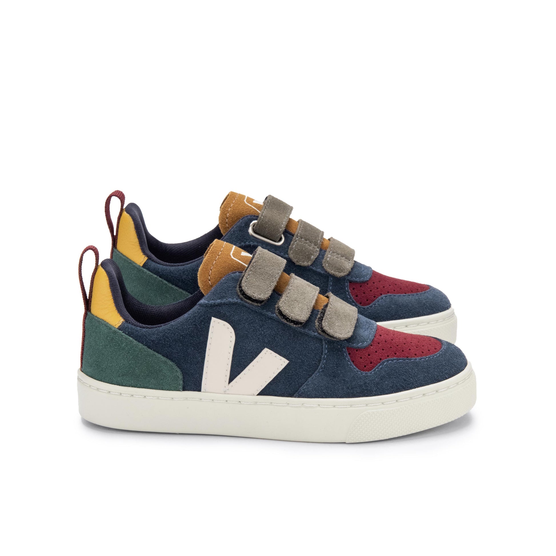 Deportiva serraje azul con velcro V10VEL de Veja - V10VEL-27-5.jpg