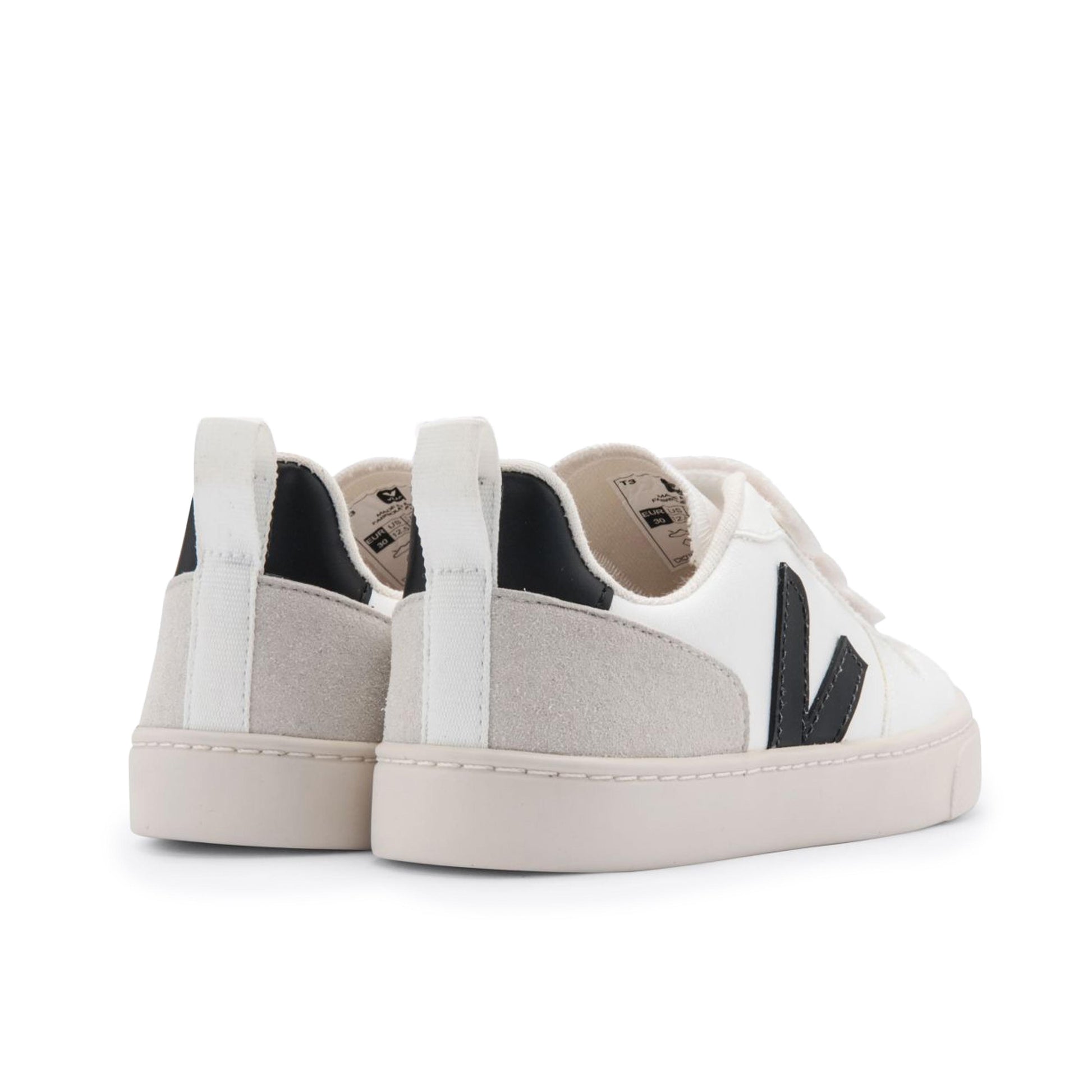 Deportiva blanco/negro con velcro V10VEL de Veja - V10VEL-385-2.jpg