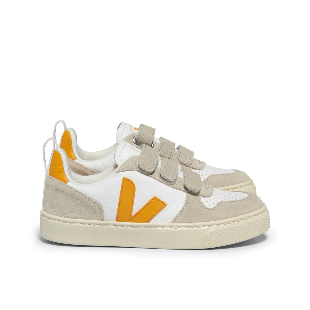 Deportiva blanco/amarillo con velcro V10VEL de Veja - V10VEL-414-5.jpg