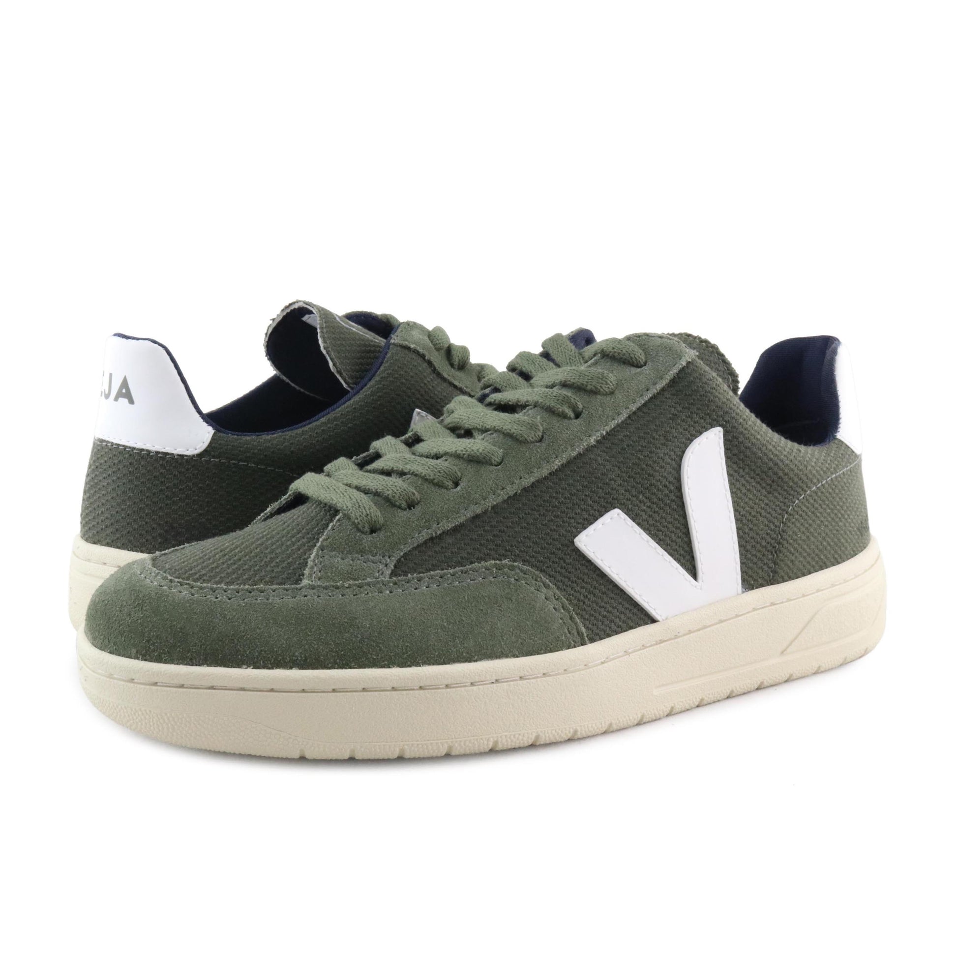 Deportiva kaki con cordón V12 de Veja - V12-33-2.jpg