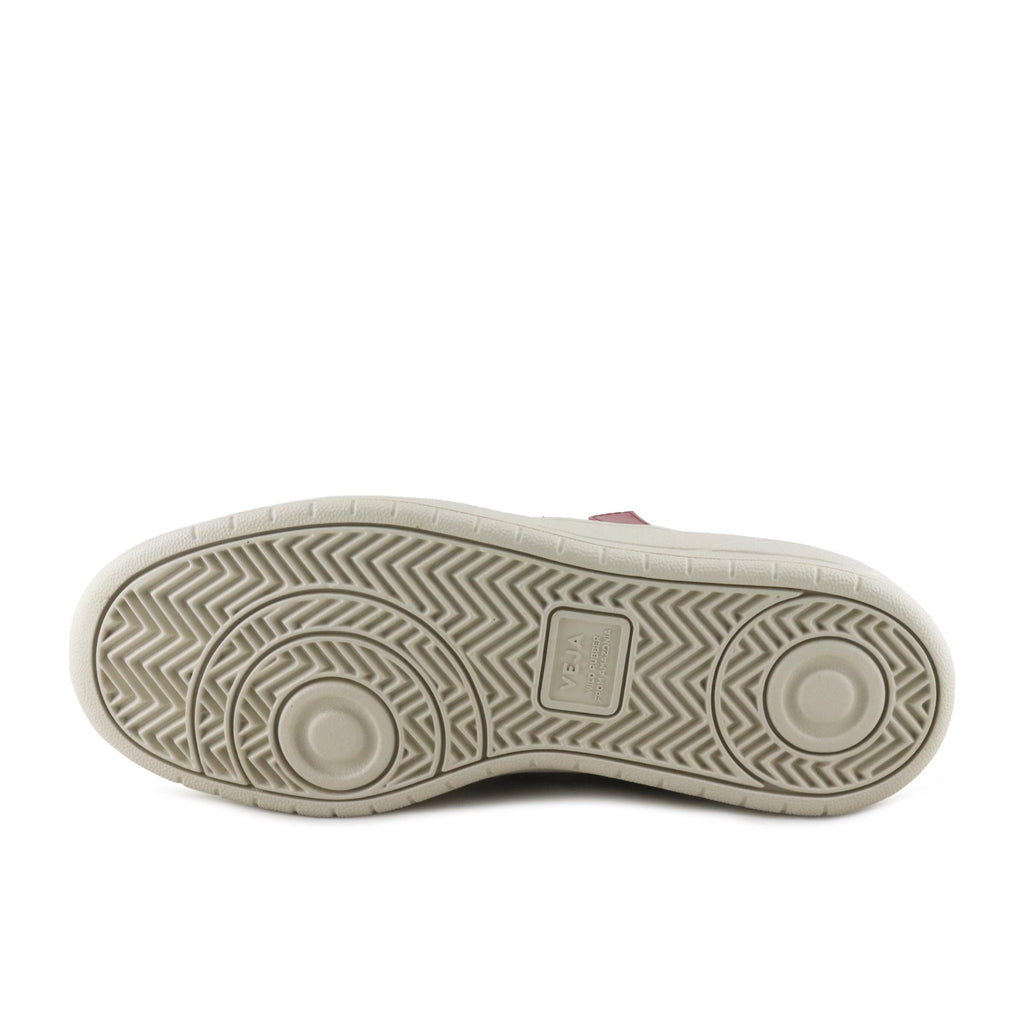 Deportiva blanco/burdeos con cordón V12 de Veja - V12-384-4.jpg