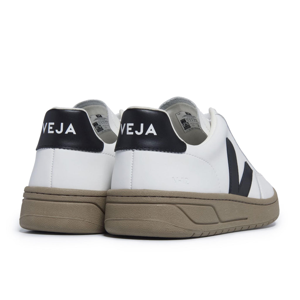 Deportiva blanco/negro con cordón V12 de Veja - V12-385TOSTADO-2.jpg