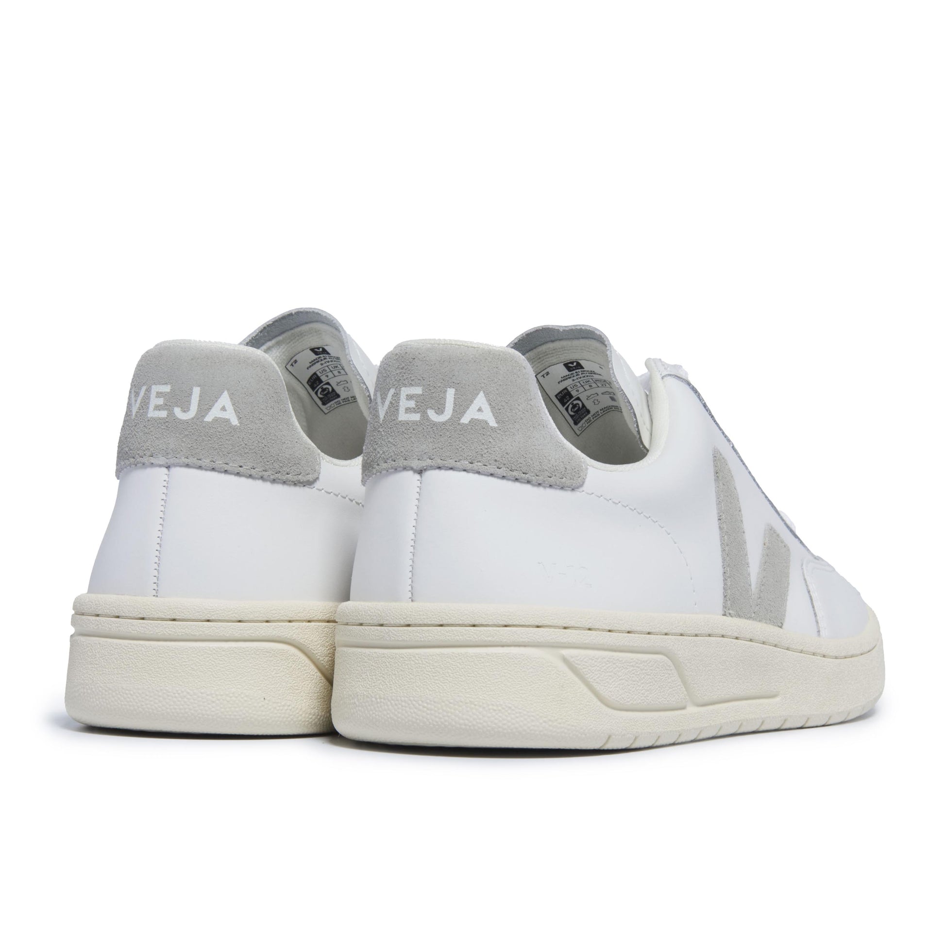 Deportiva blanco/gris claro con cordón V12 de Veja - V12-433-2.jpg