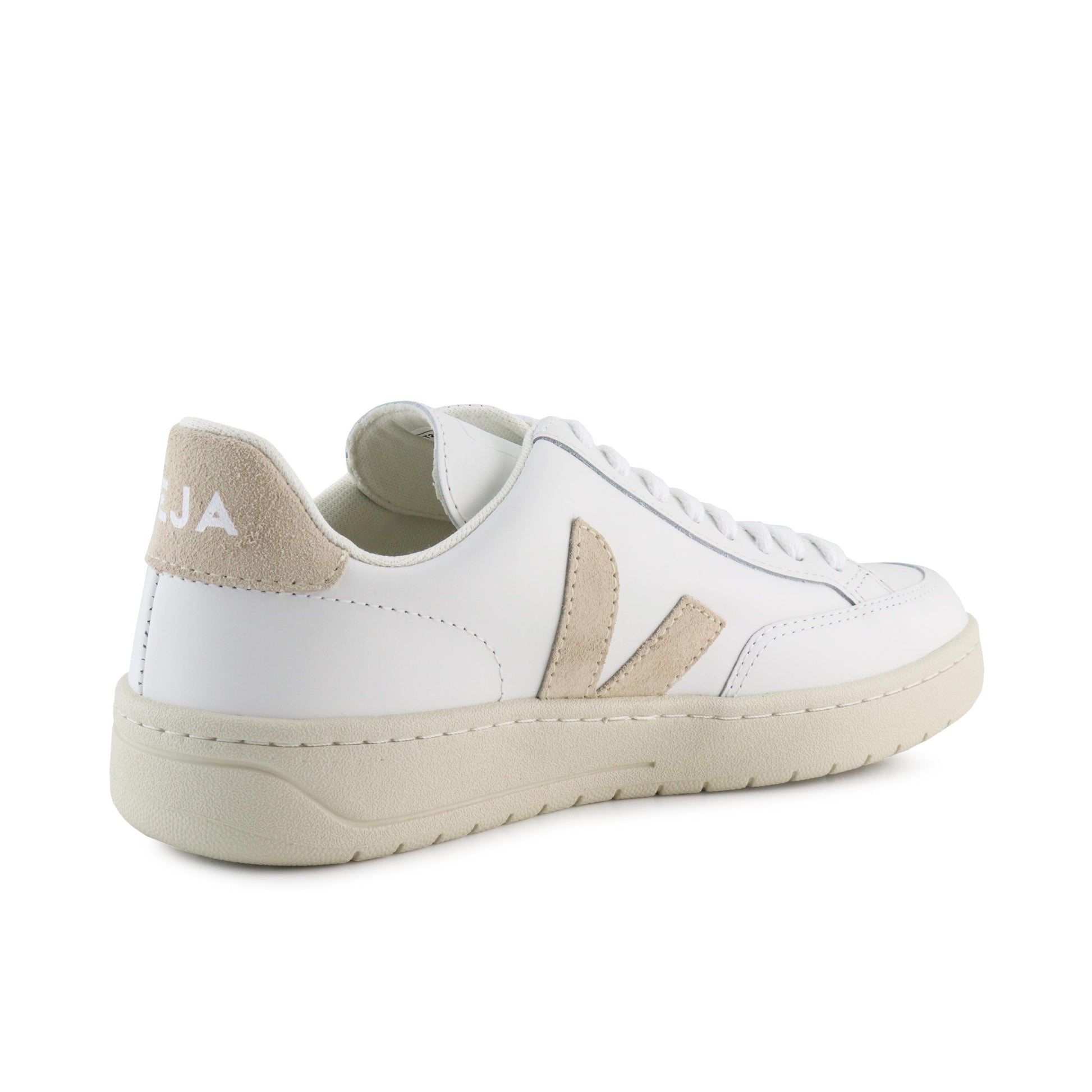 Deportiva blanco/sable con cordón V12 de Veja - V12-439-3.jpg