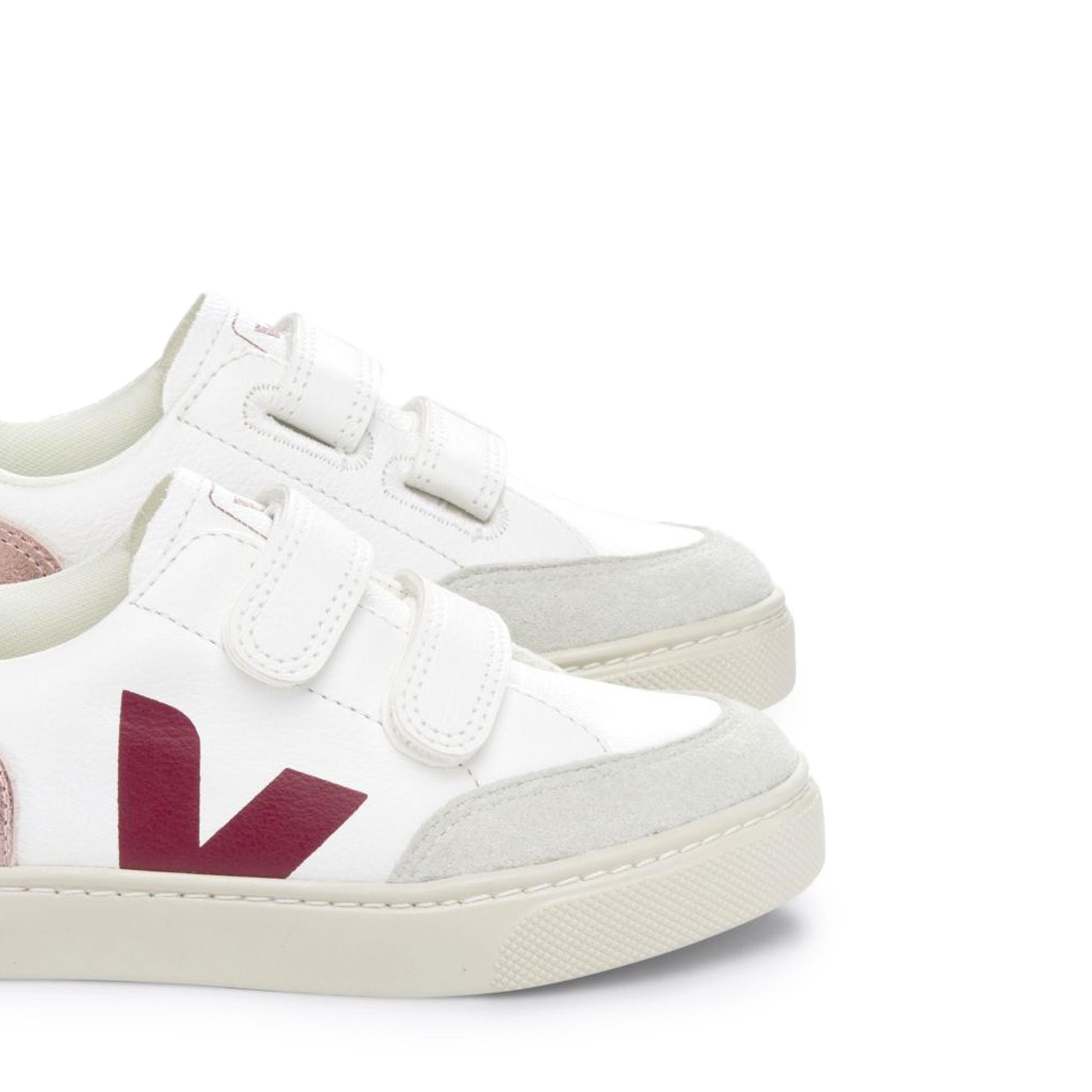 Deportiva blanco/fucsia/metal con velcro V12VEL de Veja - V12VEL-417-6.jpg
