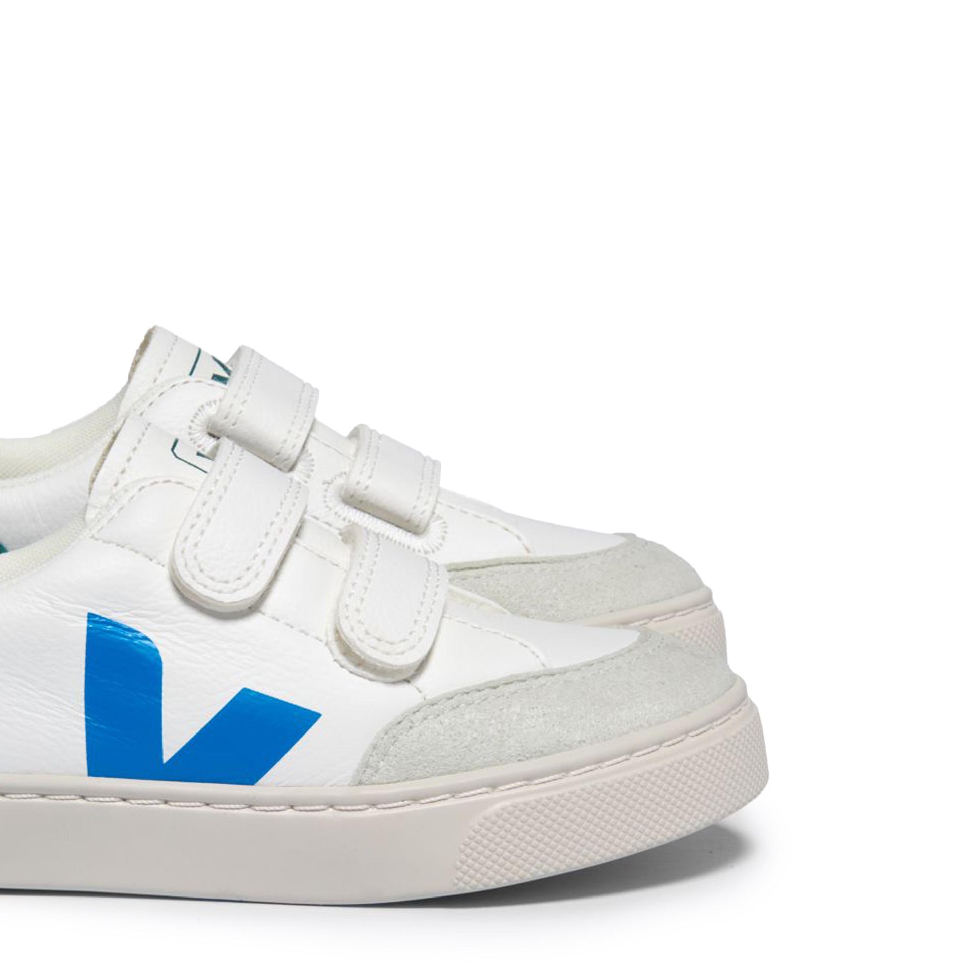 Deportiva blanco/azulón/verde con velcro V12VEL de Veja - V12VEL-562-6.jpg
