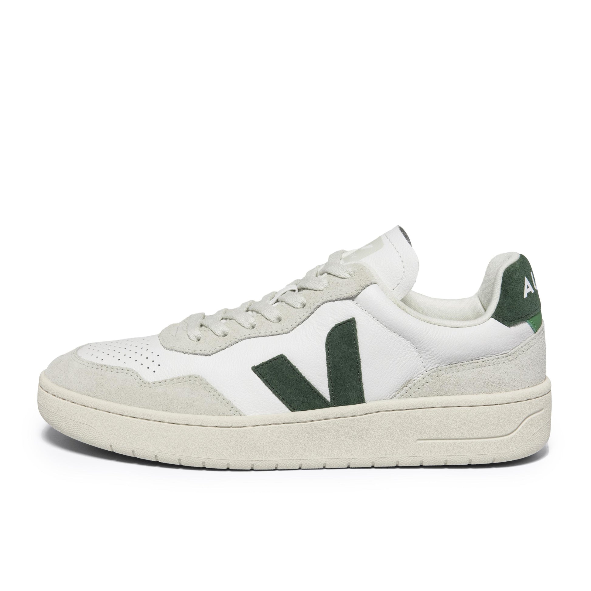 Deportiva blanco/verde con cordón V90 de Veja - V90-262-1.jpg