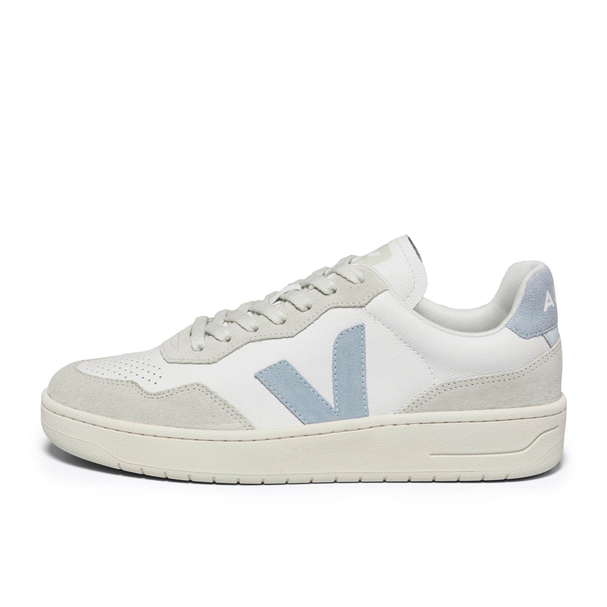 Deportiva blanco/steel con cordón V90 de Veja - V90-472-1.jpg