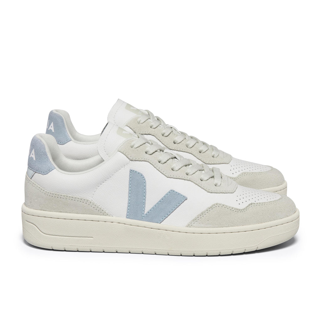 Deportiva blanco/steel con cordón V90 de Veja - V90-472-5.jpg