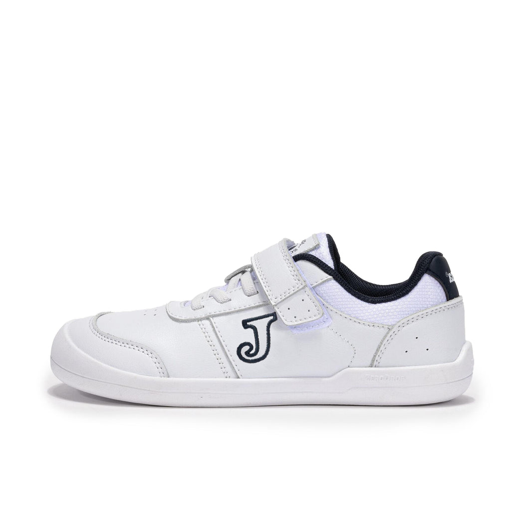 Deportiva barefoot blanco/azul de cordón VELAJR Joma