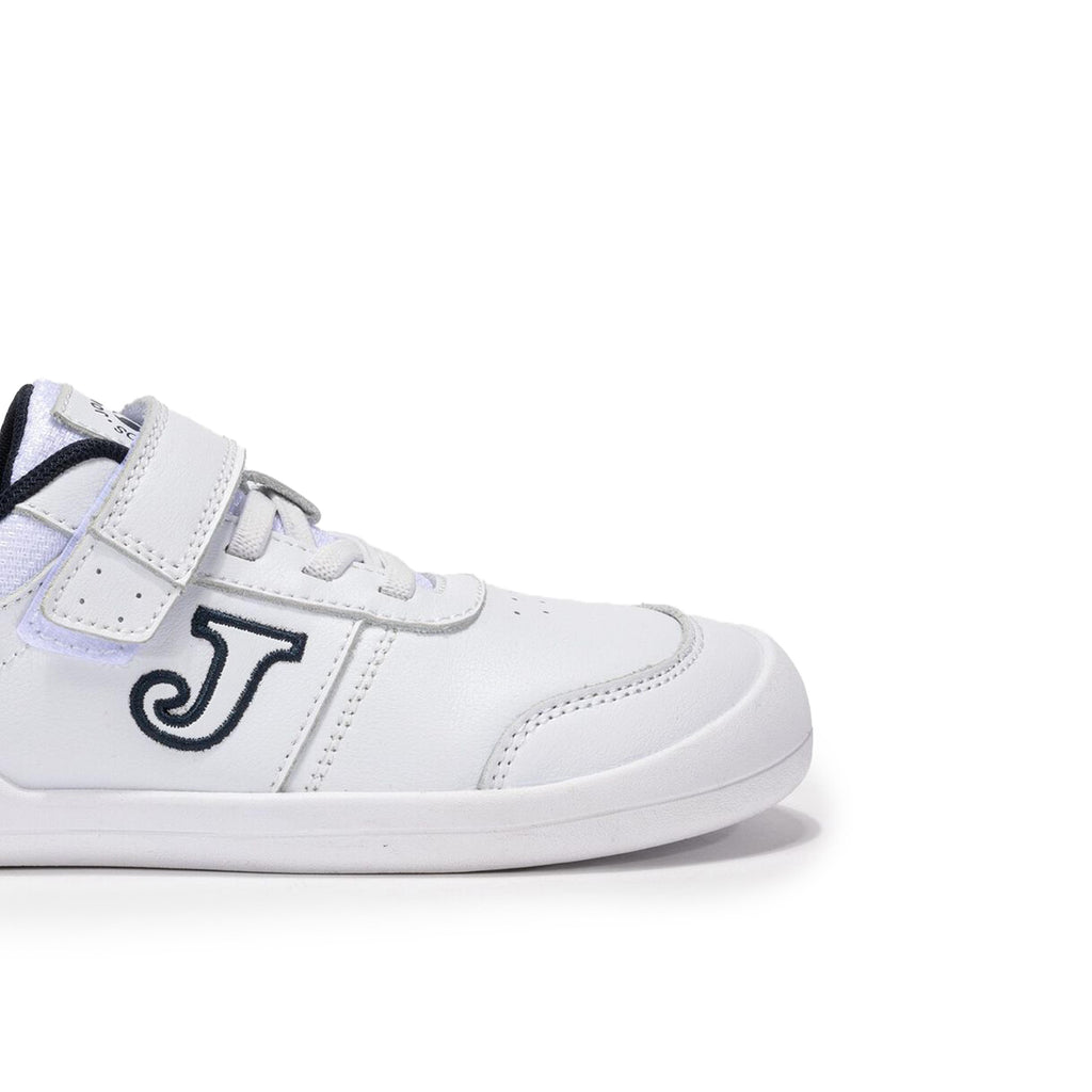 Deportiva barefoot blanco/azul de cordón VELAJR Joma