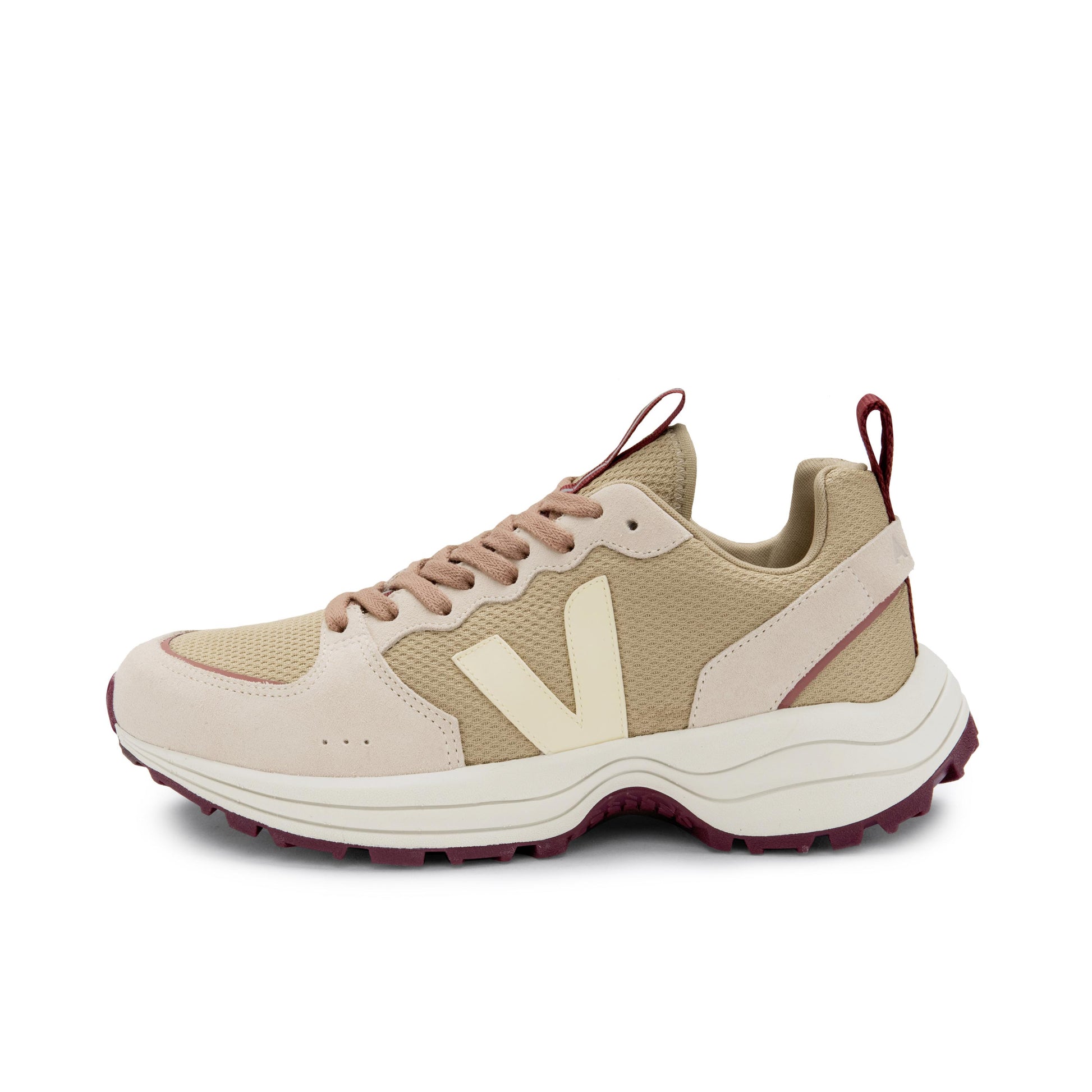 Deportiva dune/beige/rosa con cordón VENTURI de Veja - VENTURI-485-1.jpg