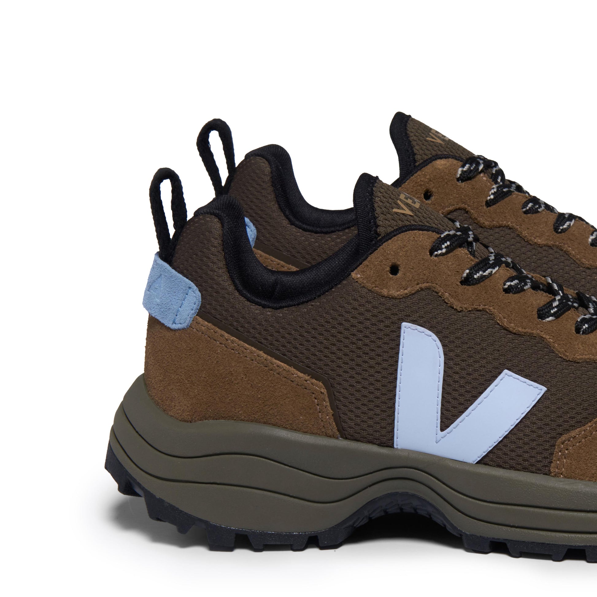 Deportiva marrón oscuro con cordón VENTURI de Veja - VENTURI-62-5.jpg