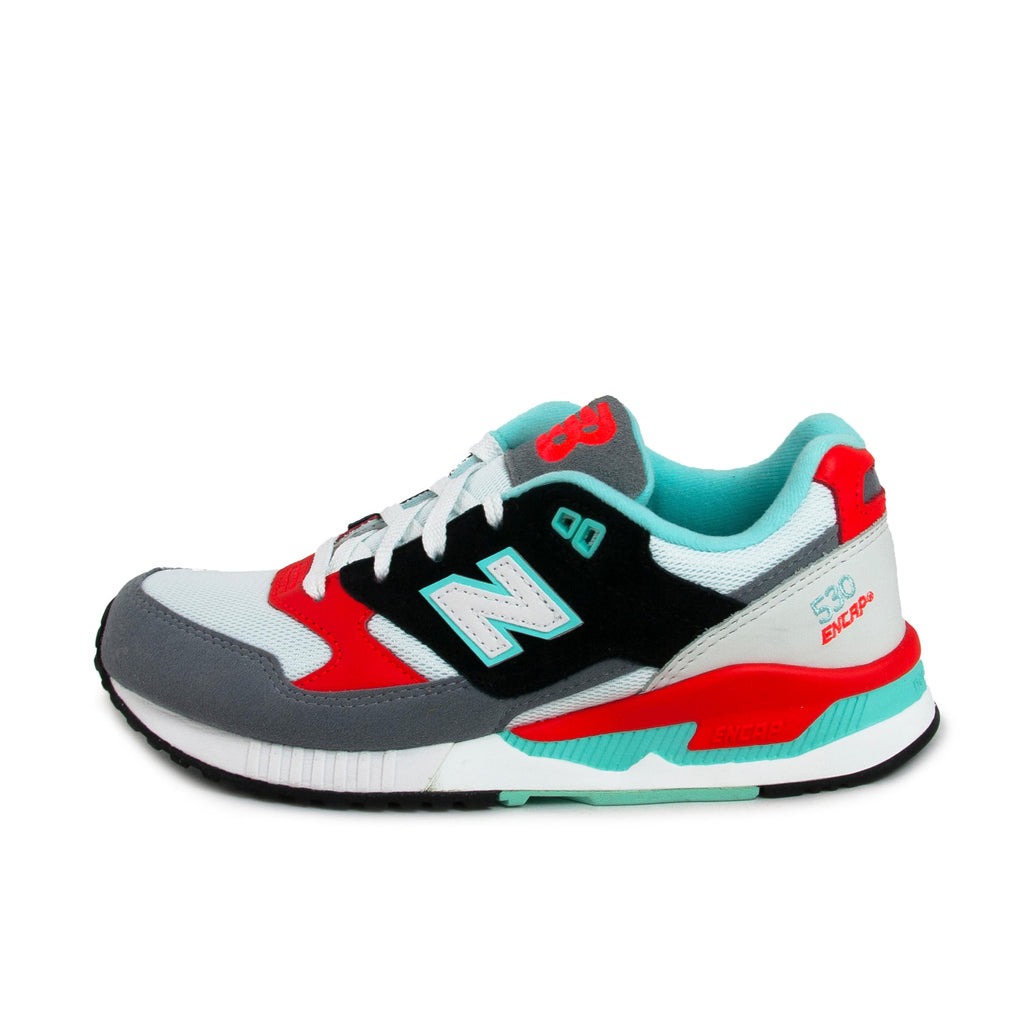 Deportiva blanco con cordón W530 de New Balance - W530-30GRISROJOVERDE-1.jpg