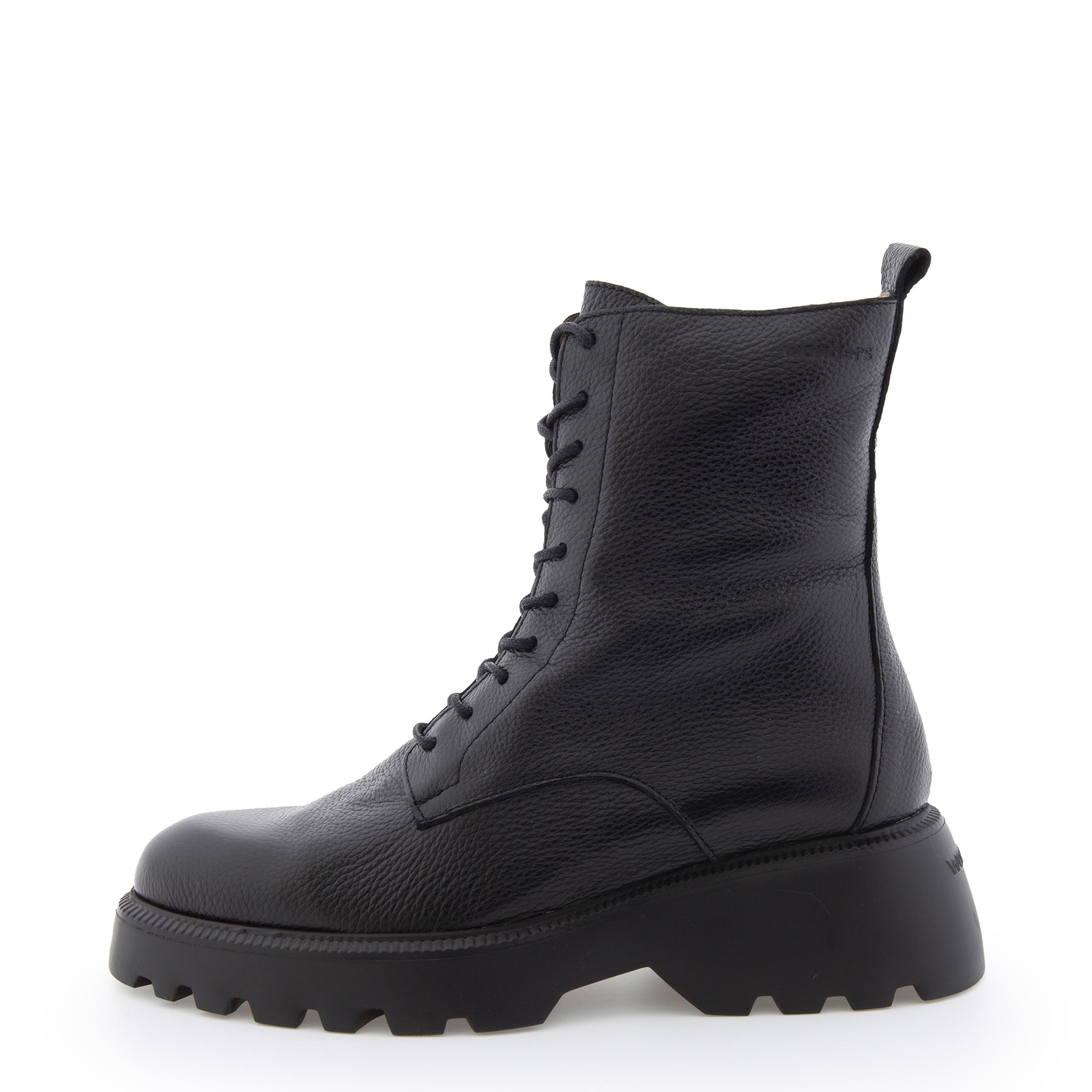 Bota negro con cordón y cremallera WILD de Wonders - WILD-20-1.jpg