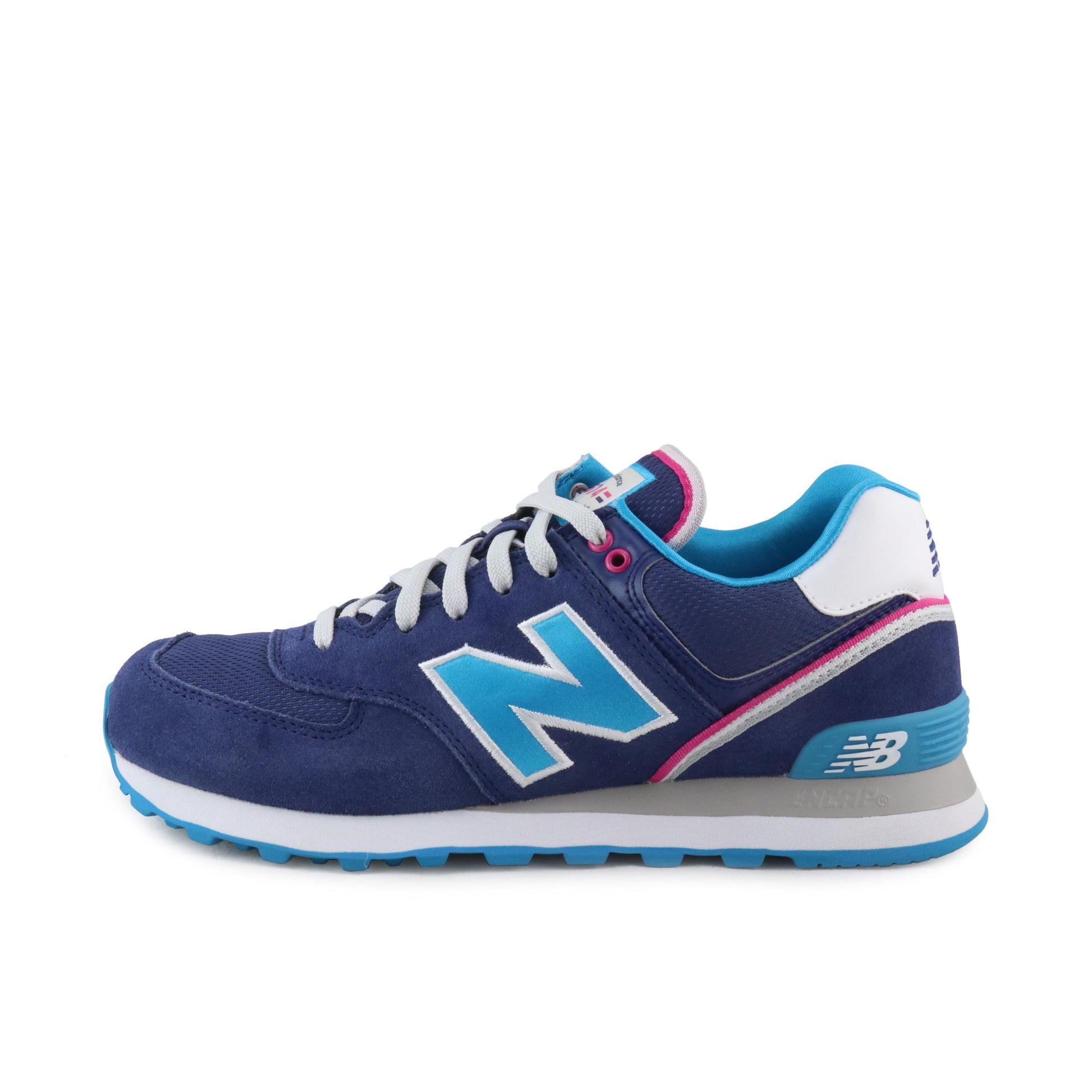 Deportiva azul con cordón WL574 de New Balance - WL574-7-1.jpg