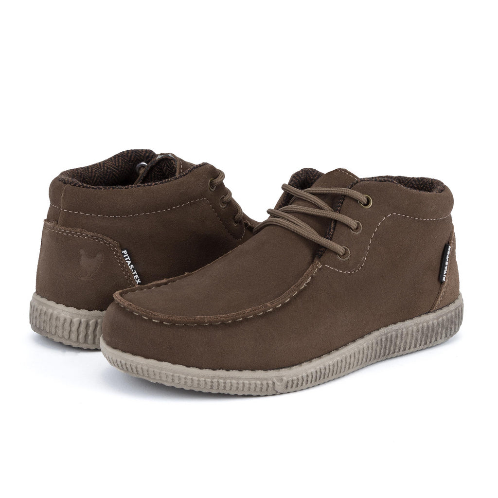 Bota kaki con cordón WP150 de Walk in Pitas - WP150-33-2.jpg