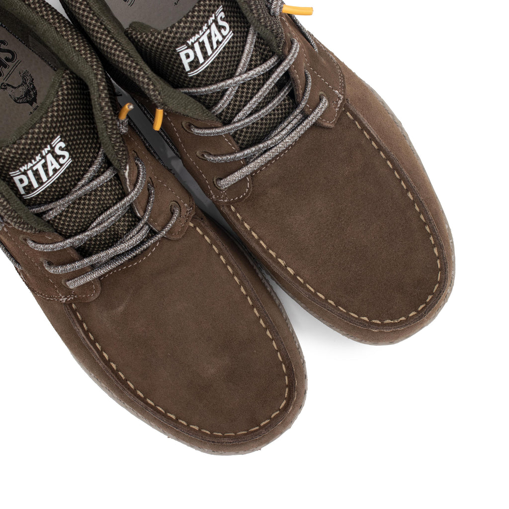 Bota kaki con cordón WP150MARC de Walk in Pitas - WP150MARC-33-6.jpg