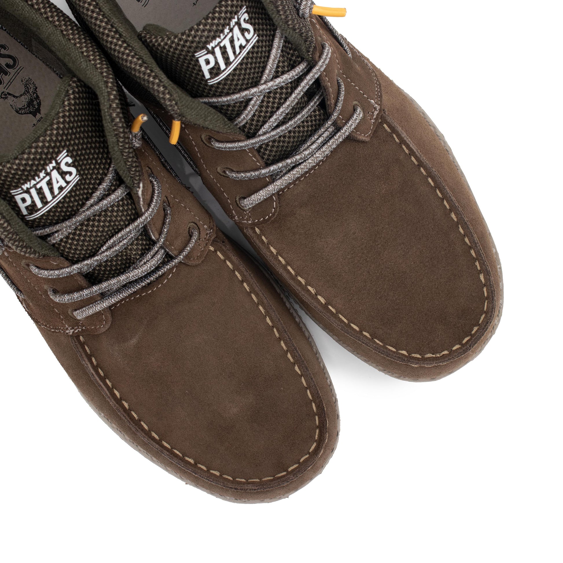 Bota kaki con cordón WP150MARC de Walk in Pitas - WP150MARC-33-6.jpg