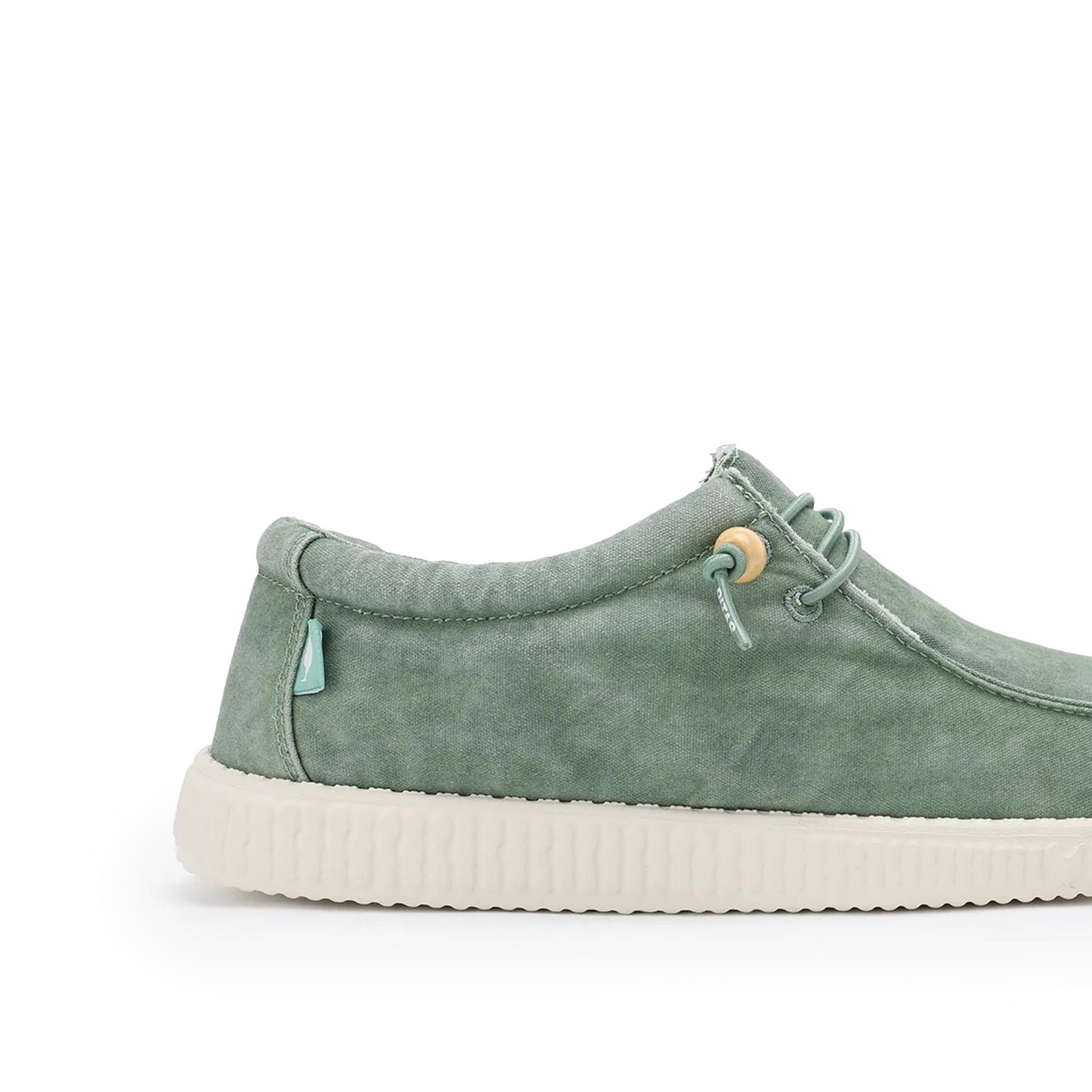 Zapatilla verde con cordón WP150W de Walk in Pitas - WP150W-14-5.jpg