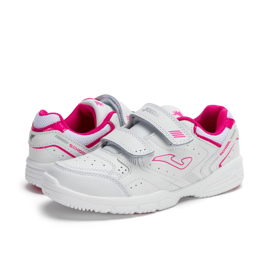 Deportiva blanco/rosa con velcro WSCHOOL de Joma - WSCHOOL-346-2.jpg