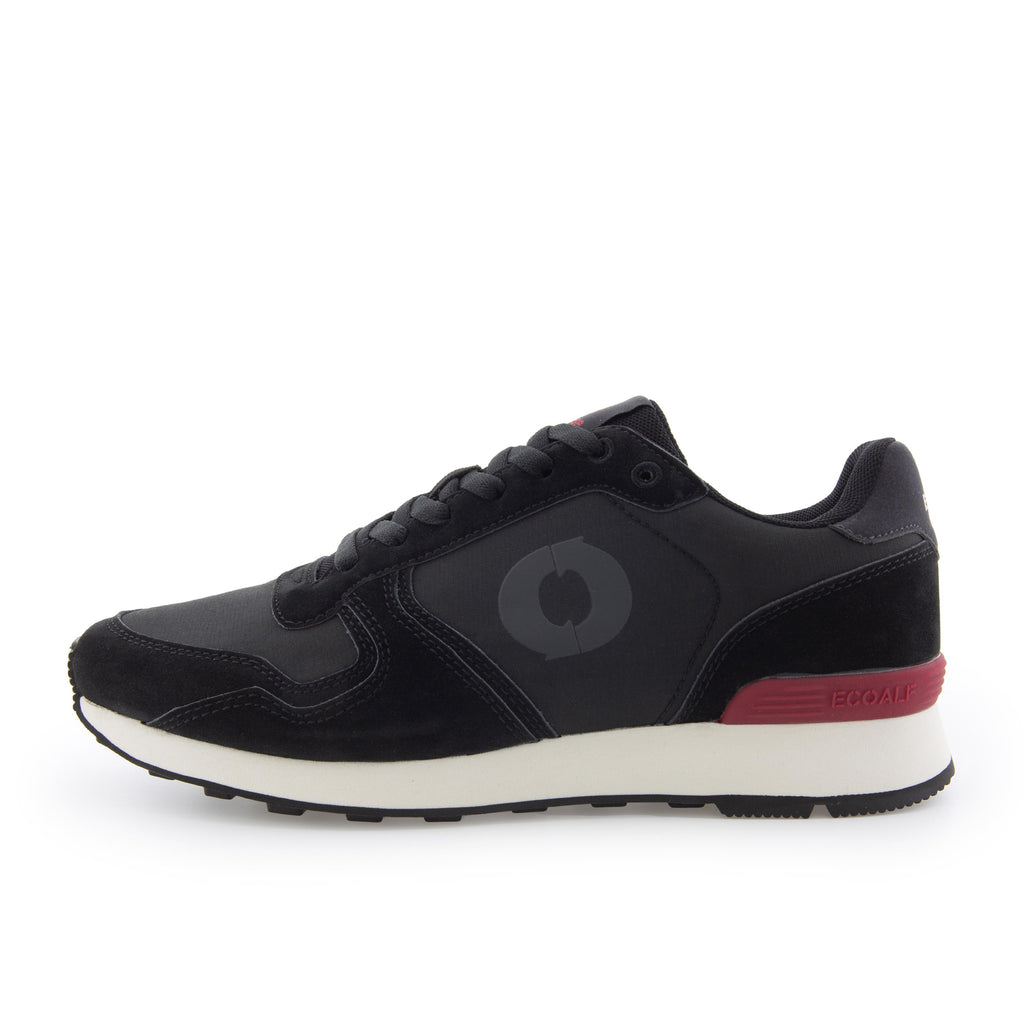 Deportiva negro/rojo con cordón YALE de Ecoalf - YALE-229-1.jpg