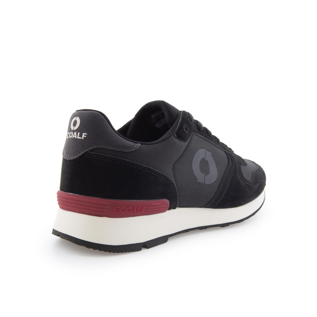Deportiva negro/rojo con cordón YALE de Ecoalf - YALE-229-3.jpg